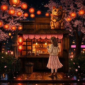針を落として