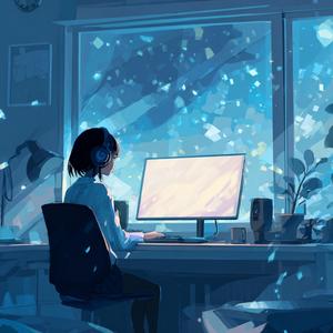 画面越しの街がゆっくり目覚める頃