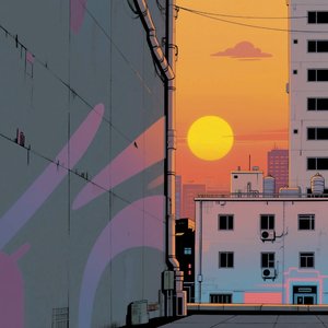 夕暮下