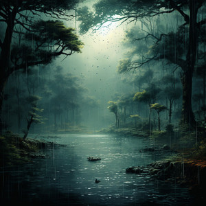 Binaural Raindrop Therapeutic Ambience