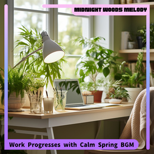 Pensive Serenity in Blooms
