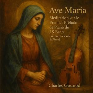 Ave Maria "Méditation sur le Premier Prélude de Piano de J.S. Bach" (Version for Violin & Piano)