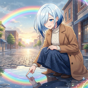 雨と虹