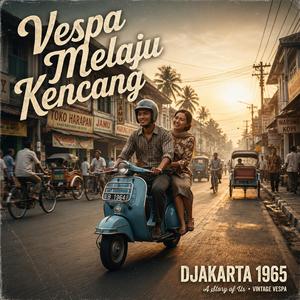 Vespa Melaju Kencang