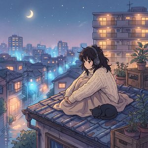3Am Chilling on Rooftop Lo-Fi Relax