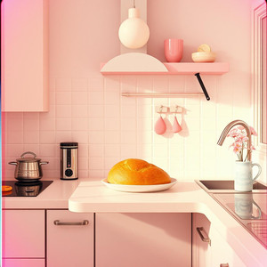 事務の鈴木さん、パンを焼く