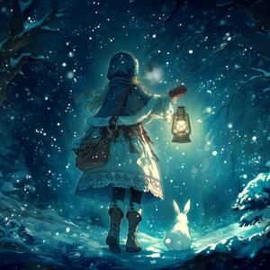 Lanterns in the Snowbound Woods