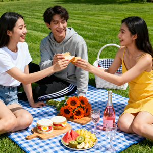 春日野餐的幸福时光