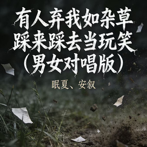 有人弃我如杂草踩来踩去当玩笑（男女对唱版）