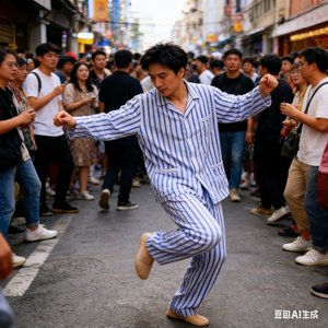 我在街上一个人跳着舞.wav