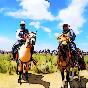 《 为那达慕喝彩 》