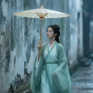 烟雨古巷情未了