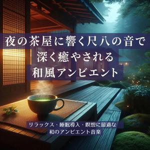 静寂の和風ヒーリング：夜の茶屋で心解けるやすらぎの音