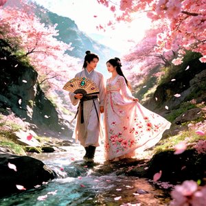 庭前花落知几年