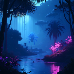 Mystical Flight of Colors