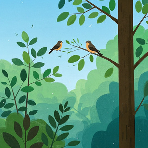 小鳥の声とアンビエント