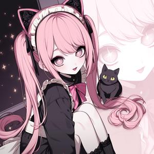 黒猫は眠るよ Sleeping BLACK CAT