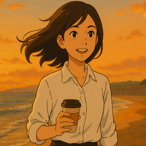 夕映えの輪郭 - 岸辺にほどける声