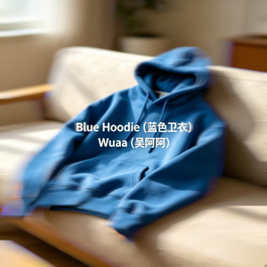 Blue Hoodie（蓝色卫衣）