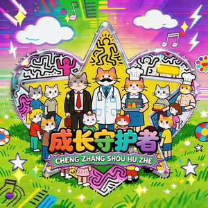 有种生物叫大叔律动儿歌(成长守护者) 伴奏版