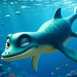 Plesiosaurus Swim