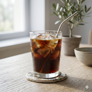 冷やしたコーヒー