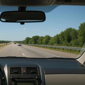 Lines on the highway