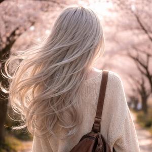 風に舞う銀の糸