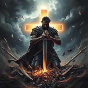 I fight my battles on my knees