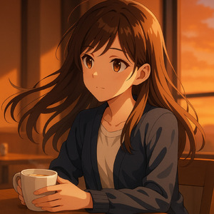 夕焼けミルクティー