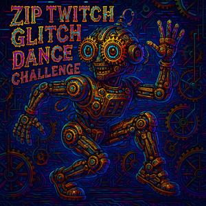 Zip Twitch Glitch Dance Challenge