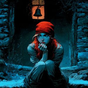 Колокольный ман - красный колпак