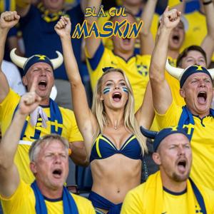 Blågul Maskin