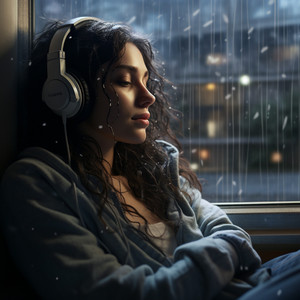 Armonía De Gotas De Lluvia Soñadora