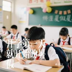开学第一天就开始盼暑假