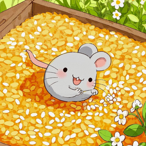 老鼠爱大米