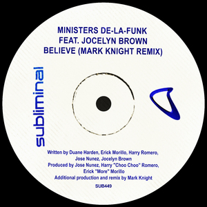 Believe (Ministers Vocal Mix)