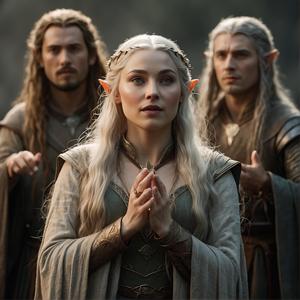 The Song of the Ancient Earth: Five Old Elf Tribes Singing in Quenya Middle-earth Language