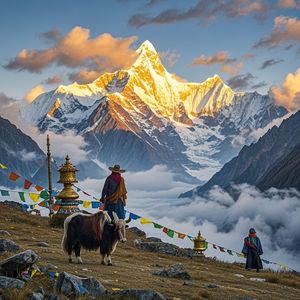 日照金山南迦巴瓦-田英才