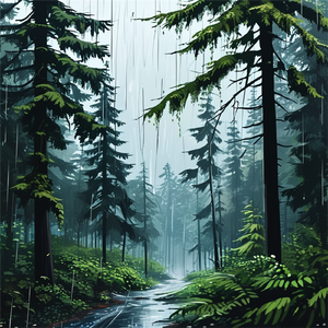 助眠轻音乐雨声 阿尔法脑波音乐