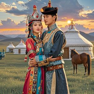 草原上的格桑花