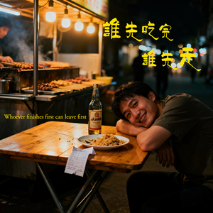 谁先吃完谁先走