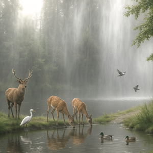 聴くだけで眠れる優しいゆらぎギターBGM α波でストレス解消 心落ち着く (自律神経を整える睡眠用 雨)