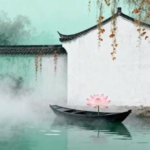 烟雨江南镇