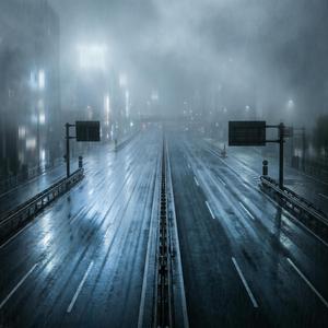 Parallel Streets At Midnight