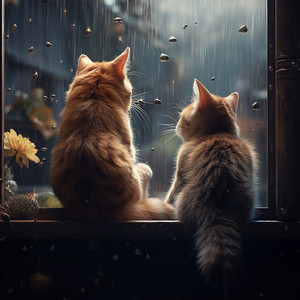 Estiramiento De Garras En Los Charcos De Lluvia