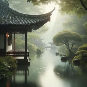 雨宿りの軒先