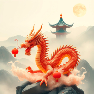 Chinese Epic Dance Background