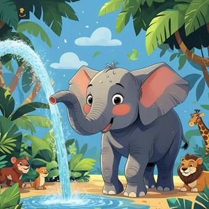 【幼児教育】ぞうのパオパオステップ（ゾウの歌）