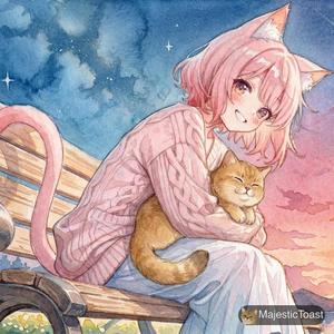 猫はいつも真ん中にいる